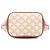 Céline Celine Small Triomphe Bucket Bag aus beschichtetem Canvas Beige - Ansicht 3