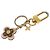 Louis Vuitton Portefeuille Blooming Flower BB Keychain Accessory Braun Pink Golden