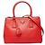 Prada Galleria Handtasche aus rotem Saffiano-Leder