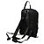 Mini zaino trapuntato Prada con placca logo Triangle Nero - vista 2