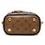 Bolsa Louis Vuitton Monogram Reverse Vanity NV PM Marrom - vista 3