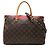 Louis Vuitton Monogram Pallas MM Schultertasche Braun Pink
