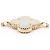 Van Cleef & Arpels Vintage Alhambra Charm-Armband Weiß Golden - Ansicht 4