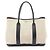Hermès Borsa Tote Hermes Garden Party PM Optical H Nero Beige Crudo