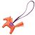 Hermès Hermes Rodeo PM Charm em Carnelian Violet e Orange Laranja Roxo