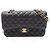 Bolso de hombro Chanel Matelassé Double Flap Negro