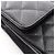 Bolso de hombro Chanel Matelassé Double Flap Negro - vista 9