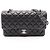 Bolsa de Ombro Chanel Matelassé Double Flap Preto