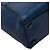 Sac à main Prada avec plaque logo triangle - Cuir Navy Bleu Marine - vue 7