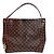 Louis Vuitton Caissa Hobo Damier with Leather Marrone