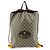 Gucci Neo Vintage Drawstring GG Coated Canvas Large Marron