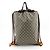 Gucci Neo Vintage Drawstring GG Coated Canvas Large Marron - vue 2