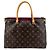 Louis Vuitton Pallas Shopper Monogram Canvas and Calfskin Castaño