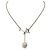 Hermès HERMES EX LIBRIS ANHÄNGER COLLIER 18K ROSÉGOLD 10.6GR PM DIAMANT Golden