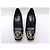 SCARPE LOUIS VUITTON DECOLLETÉ MADELEINE 40 IN PELLE NERA LOGO LV Nero - vista 8