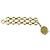 NEUES CHANEL DE CASTELLANE 1994 ARMBAND T19.5 SEILRINGE CC LOGO MEDAILLON Golden - Ansicht 2