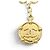NEUES CHANEL DE CASTELLANE 1994 ARMBAND T19.5 SEILRINGE CC LOGO MEDAILLON Golden - Ansicht 3