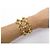 NEUES CHANEL DE CASTELLANE 1994 ARMBAND T19.5 SEILRINGE CC LOGO MEDAILLON Golden - Ansicht 5