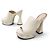 NEU GUCCI MALAGA CLOGS MIT KEILABSATZ 35.5 IT 36.5 FR GG LOGO Roh