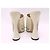 NEU GUCCI MALAGA CLOGS MIT KEILABSATZ 35.5 IT 36.5 FR GG LOGO Roh - Ansicht 5