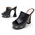 NEU GUCCI MALAGA CLOGS MIT KEILABSATZ 36.5 IT 37.5 FR GG LOGO Schwarz