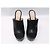 NEU GUCCI MALAGA CLOGS MIT KEILABSATZ 36.5 IT 37.5 FR GG LOGO Schwarz - Ansicht 5