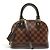 BORSA A MANO LOUIS VUITTON ALMA BB TOILE DAMIER CON TRACOLLA N40606 Marrone