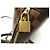 BORSA A MANO LOUIS VUITTON ALMA BB TOILE DAMIER CON TRACOLLA N40606 Marrone - vista 7