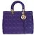 Christian Dior Lady Dior Cannage Quilt Lambskin Large Porpora