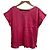 Camiseta de manga francesa bordada Yves Saint Laurent Rosa