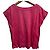 Camiseta de manga francesa bordada Yves Saint Laurent Rosa - vista 2