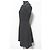 Vestido de crepe com adornos de pérolas Kate Spade Preto - vista 3