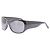 Magda Butrym Runde schwarze Sonnenbrille