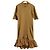 Autre Marque styling Docking Dress Marrone Cammello