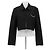 Ganni Blazer schwarz gestreift