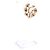 Louis Vuitton Boucle d'oreille unique dorée - vue 3