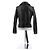 Magda Butrym Lederjacke Schwarz - Ansicht 2