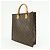 Louis Vuitton Vintage Sac Plat Monogram Canvas Marrone - vista 3