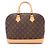 Borsa Louis Vuitton Alma PM Monogram Marrone