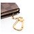 Louis Vuitton Pochette Clé Damier Ebene Coin Purse Castaño - vista 6