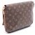 Sac à main Louis Vuitton Musette Tango Short Strap Marron - vue 2