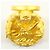 Autre Marque K24 24K Gelbgold-Anhänger Halskette Golden - Ansicht 6