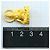 Autre Marque K24 24K Gelbgold-Anhänger Halskette Golden - Ansicht 8