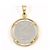 Autre Marque Collana con pendente in oro giallo 14K e platino D'oro - vista 2