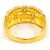 Autre Marque Ehering aus 18K Gelbgold mit Diamant Golden - Ansicht 4