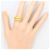 Autre Marque Ehering aus 18K Gelbgold mit Diamant Golden - Ansicht 7