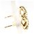Autre Marque Pendientes de botón de oro amarillo 18K y diamantes Dorado - vista 2