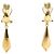 Autre Marque Pendientes colgantes de oro amarillo de 18K Dorado