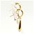Autre Marque Pendientes colgantes de oro amarillo de 18K Dorado - vista 2