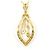 Autre Marque Collar de oro amarillo 18K con diamante Dorado - vista 3